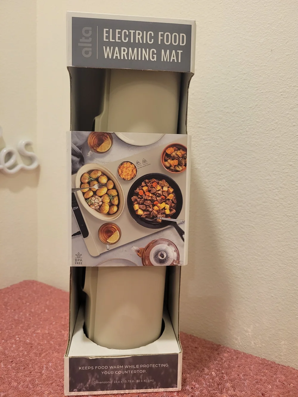 Alto Electric Food Warming Mat – Cream